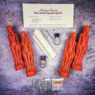 Deluxe Smooth Separation Candle Spell Kit by Parlour of Wonders with black candles for peaceful parting and love direction.