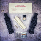 Black Candle Spell Kit for peaceful separation, featuring female-to-female spell candles by Parlour of Wonders.