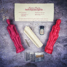 Black Candle Spell Kit for peaceful separation, featuring candles for female and male, by Parlour of Wonders.