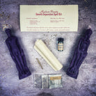 Black Candle Spell Kit for peaceful separation by Parlour of Wonders, featuring candles for smooth parting and emotional clarity.