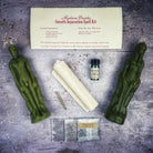 Parlour of Wonders Smooth Separation Candle Spell Kit with black candles for peaceful parting, designed for female and male separation.