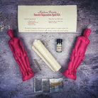 Black Candle Spell Kit for peaceful parting, designed for male/male separation, by Parlour of Wonders.