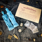 Parlour of Wonders Smooth Separation Candle Spell Kit with black candle for peaceful parting and human female separation ritual.