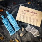 Smooth Separation Candle Spell Kit for human/male by Parlour of Wonders, featuring black candles for peaceful parting and protection.