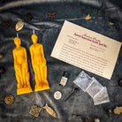 Parlour of Wonders Smooth Separation Candle Spell Kit with black candle for peaceful parting and human/male separation.