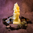 Parlour of Wonders Blessings of Baba Yaga Candle Spell Kit with black candles for wisdom and protection.
