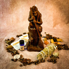 Blessings of Baba Yaga Candle Spell Kit from Parlour of Wonders, featuring black candles for wisdom and protection.