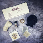 Bright Sun Candle Spell Kit by Parlour of Wonders featuring black candles for success, fame, and radiant energy.