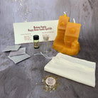 Parlour of Wonders Happy House Candle Spell Kit with black candles, herbs, and crystals for home protection, harmony, and blessings.