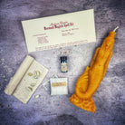 Parlour of Wonders Mermaid Magick Candle Spell Kit with black candles for love, beauty, and water goddess magic.