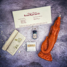 Parlour of Wonders Mermaid Magick Candle Spell Kit with black candles and magic symbols for love, beauty, and water goddess rituals.