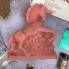 Parlour of Wonders Unicorn Magic Candle Spell Kit with black candles, crystals, and spell ingredients for manifestation and wishes.
