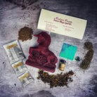 Parlour of Wonders Unicorn Magic Candle Spell Kit for manifestation and wishes, featuring black protection candles and mystical accessories.