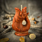 Blue Magic Fish Wishing Candle Spell Kit by Parlour of Wonders for manifestation and dream magic, featuring a mystical candle and accessories.