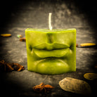 Blue Ex-Voto Mouth Candle Spell Kit for communication and healing magic by Parlour of Wonders, featuring candles and spell components.