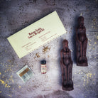 Come to Me Candle Spell Kit for female to female attraction, featuring brown candles for love and passion from Parlour of Wonders.