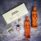Come to Me Candle Spell Kit by Parlour of Wonders featuring brown candles for attracting love and passion.