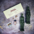 Come to Me Candle Spell Kit by Parlour of Wonders featuring brown candles for attracting love and passion.