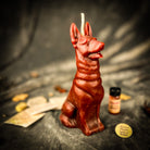 Parlour of Wonders Faithful Dog Candle Spell Kit with brown candle for loyalty and fidelity magic, designed for loyalty rituals.