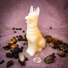 Faithful Dog Candle Spell Kit by Parlour of Wonders with brown candles for loyalty and fidelity magic.