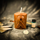 Stand in Solidarity Candle Spell Kit by Parlour of Wonders featuring brown candles and ritual tools for spiritual practice.