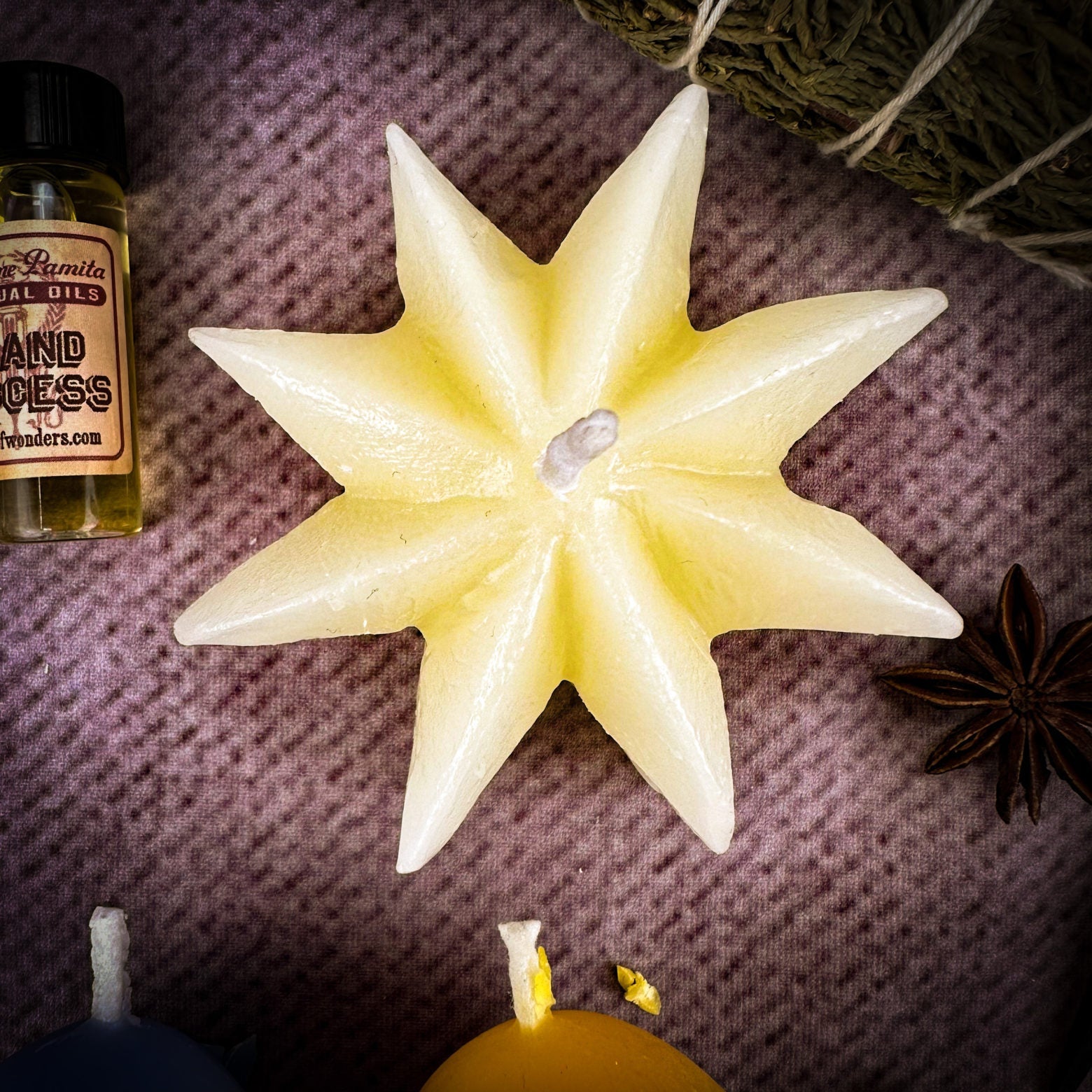 Limited edition Candle Spell Kit by Parlour of Wonders for Ukraine fundraiser, featuring candles and tools for peace and protection.