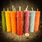 Green Tree of Life Candle Spell Kit by Parlour of Wonders, includes candles and tools for growth and connection spell rituals.