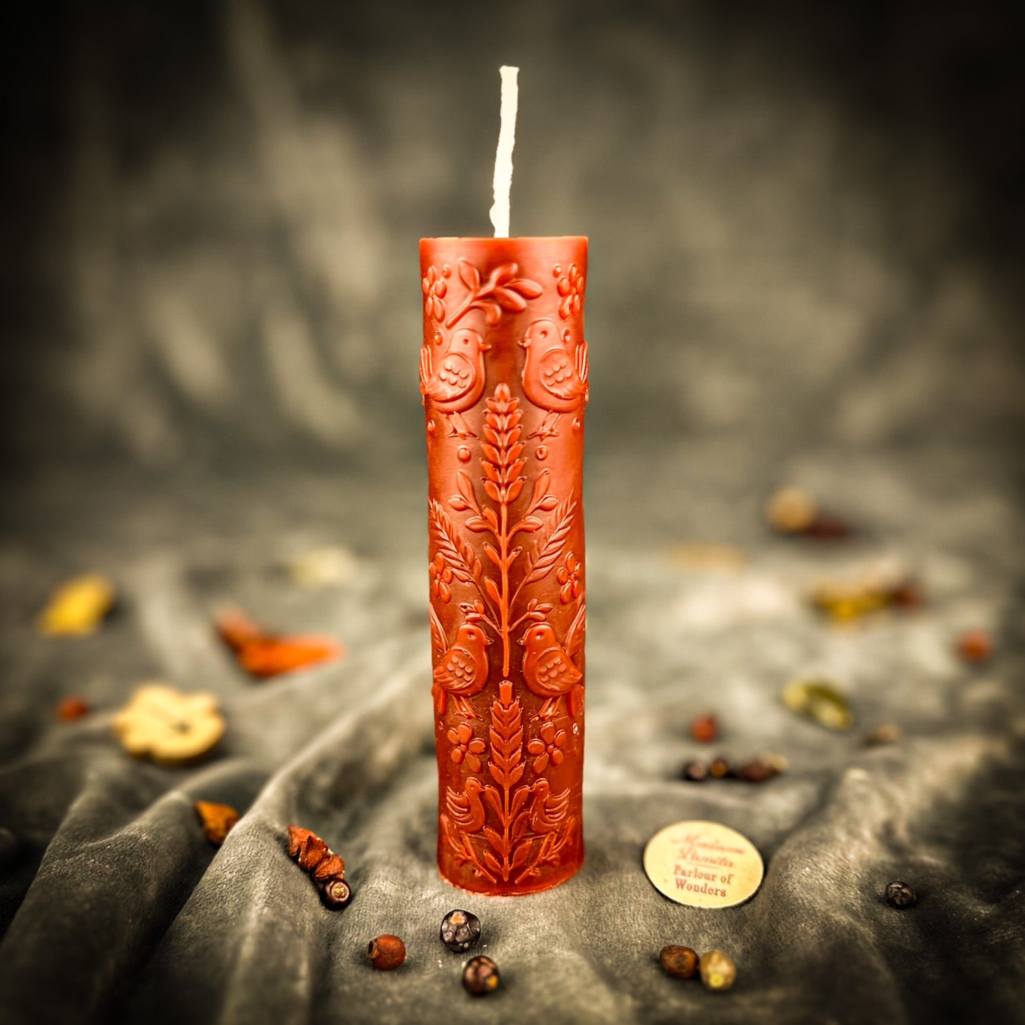 Parlour of Wonders Tree of Life Candle Spell Kit with green candles, herbs, and symbols for growth and connection.