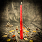 Parlour of Wonders Gromnica Candlemas Candle Spell Kit with green candles for Slavic protection and blessing magic.