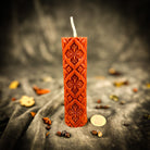 Green Khrest Cross of Protection and Plenty Candle Spell Kit by Parlour of Wonders for sacred balance and abundance magic.