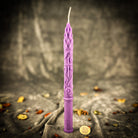 Parlour of Wonders Stritennya Asparagus Candle Spell Kit with green taper candles for renewal and protection rituals.