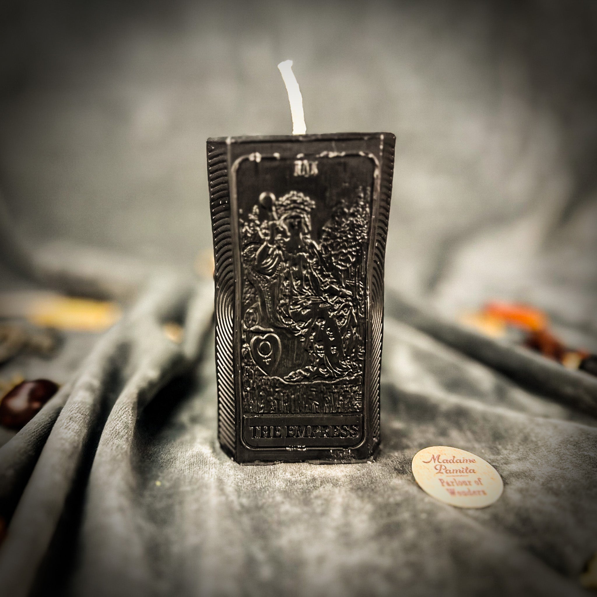 Green Empress Candle Spell Kit by Parlour of Wonders for abundance and creative power magic, includes candles and spell tools.