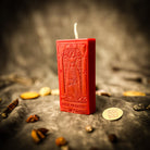 Parlour of Wonders High Priestess Candle Spell Kit for intuition and inner wisdom, featuring green candles and mystical symbols.