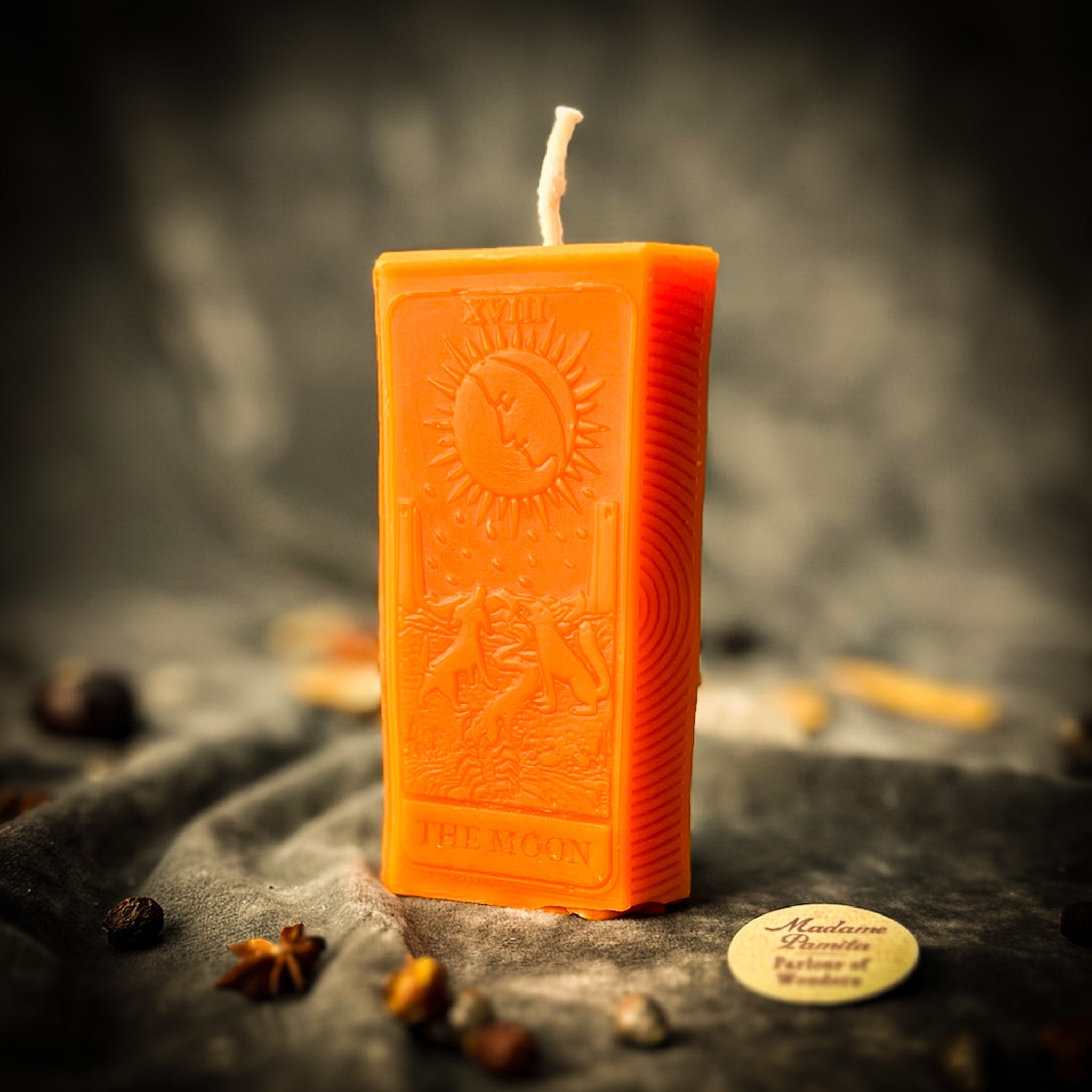 Green Candle Spell Kit by Parlour of Wonders, featuring candles and tools for intuition, mystery, and prosperity magic.