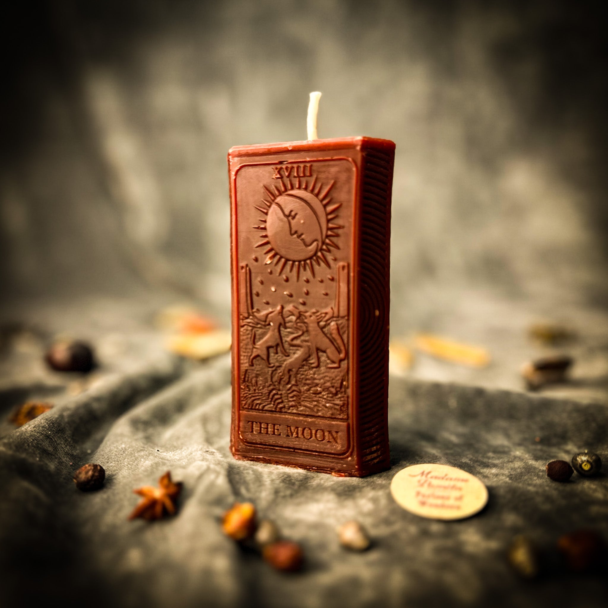 Green Candle Spell Kit from Parlour of Wonders featuring candles and tools for intuition, mystery, and magic rituals.