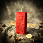 Green Candle Spell Kit by Parlour of Wonders with candles and magical tools for intuition and mystery magic spells.