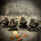 Parlour of Wonders School of Owls Candle Spell Kit with orange candles and accessories for academic success and wisdom.