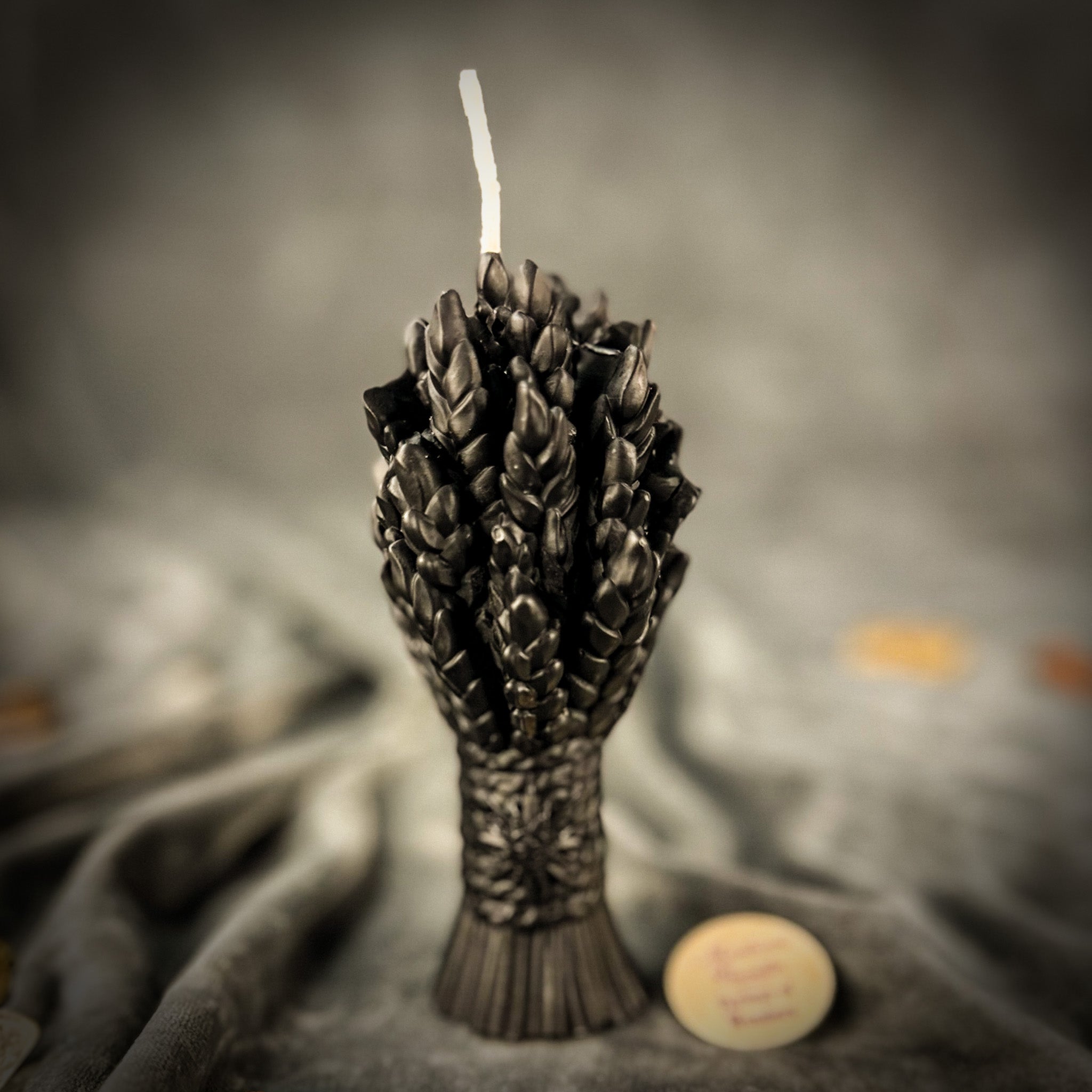 Parlour of Wonders Didukh Candle Spell Kit with orange candles for new beginnings and calling ancestors, includes ritual tools.