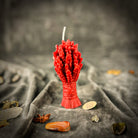 Parlour of Wonders Didukh Candle Spell Kit for calling ancestors, includes orange candles and ritual items for new beginnings.