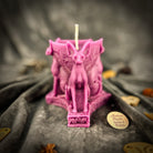 Parlour of Wonders Bastet Triple Protection Candle Spell Kit with orange candles for goddess protection and family magic.