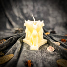 Parlour of Wonders Bastet Triple Protection Candle Spell Kit with orange candles for goddess protection and family magic.