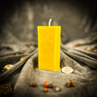 Parlour of Wonders Fool Candle Spell Kit with orange candle for new beginnings and adventure magic in a mystical packaging.