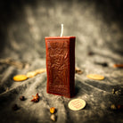 Parlour of Wonders Lovers Candle Spell Kit with orange candles for love and harmony magic, featuring ritual tools and spell ingredients.