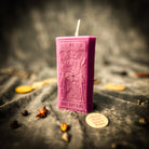 Parlour of Wonders Lovers Candle Spell Kit with orange candles for love and harmony magic, includes various ritual tools.
