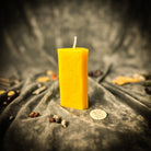 Parlour of Wonders Wheel of Fortune Candle Spell Kit with orange candles for luck, opportunity, and magic rituals.