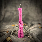 Sacred Goat Broom Candle Spell Kit by Parlour of Wonders with orange candles for banishing and protection rituals.