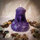 Veil of Secrets Candle Spell Kit by Parlour of Wonders, featuring candles and ingredients for truth and privacy magic spells.