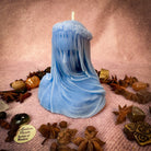Parlour of Wonders Veil of Secrets Candle Spell Kit with orange candles and ritual tools for truth and privacy magic.