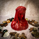 Orange Veil of Secrets Candle Spell Kit by Parlour of Wonders for truth and privacy magic, includes candles and spell tools.