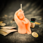 Pink Mother and Child Protection Candle Spell Kit by Parlour of Wonders with candles and spell components for family safety and love.
